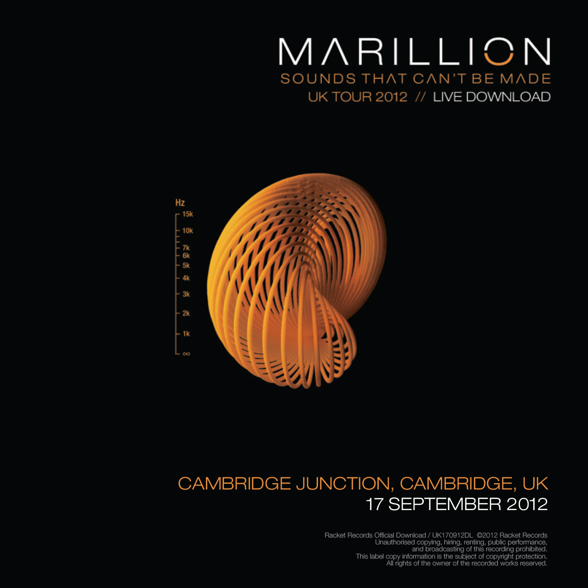 Junction, Cambridge, UK<br>17th September 2012 Live Download 320kbps