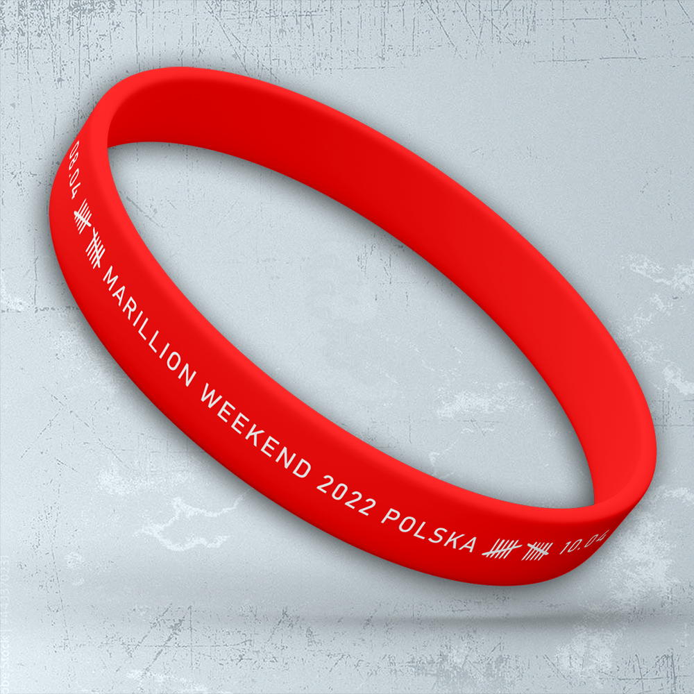 Weekend Poland 2022 Red Silicone Wristband